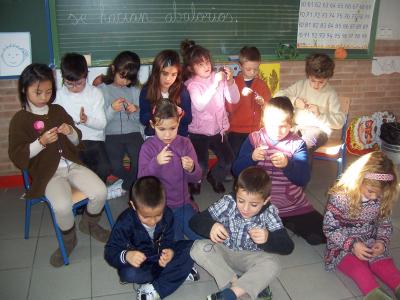 La artesania en clase.