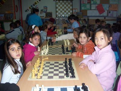 Taller de ajedrez.